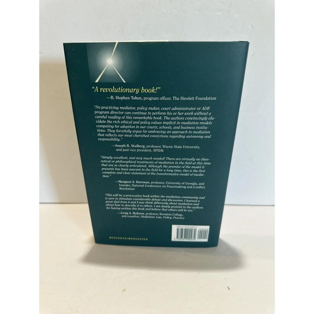 The Promise of Mediation hardcover book Robert Bush, Joseph Folger 1994